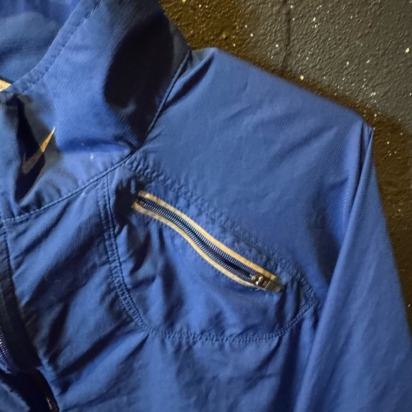 Men’s Nike Blue and Gray Windbreaker Zip Up Jacket - Picture 2 of 5